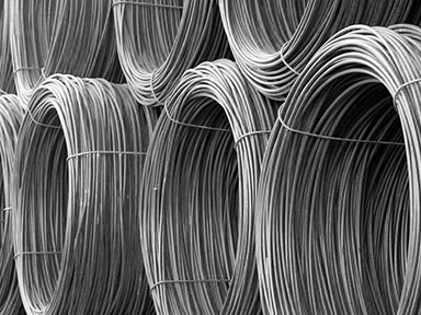 Galvanized steel wire coils